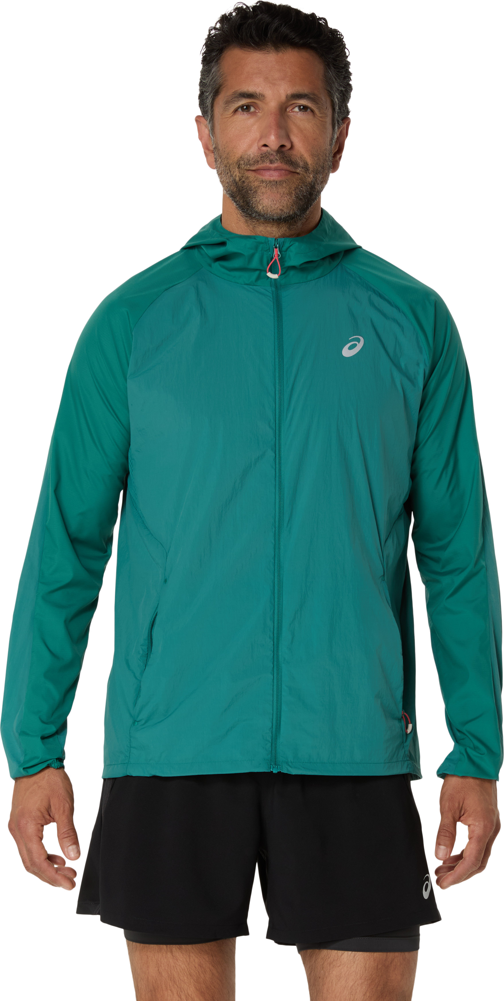 Asics Men's Road Packable Jacket Rainy Lake Träningsjackor XS
