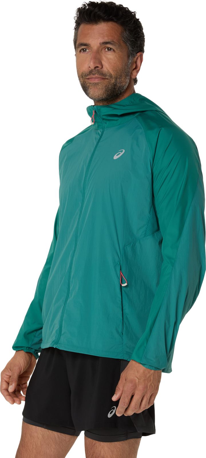 Asics Men's Road Packable Jacket Rainy Lake Asics Asics Men's Road Packable Jacket Rainy Lake Asics