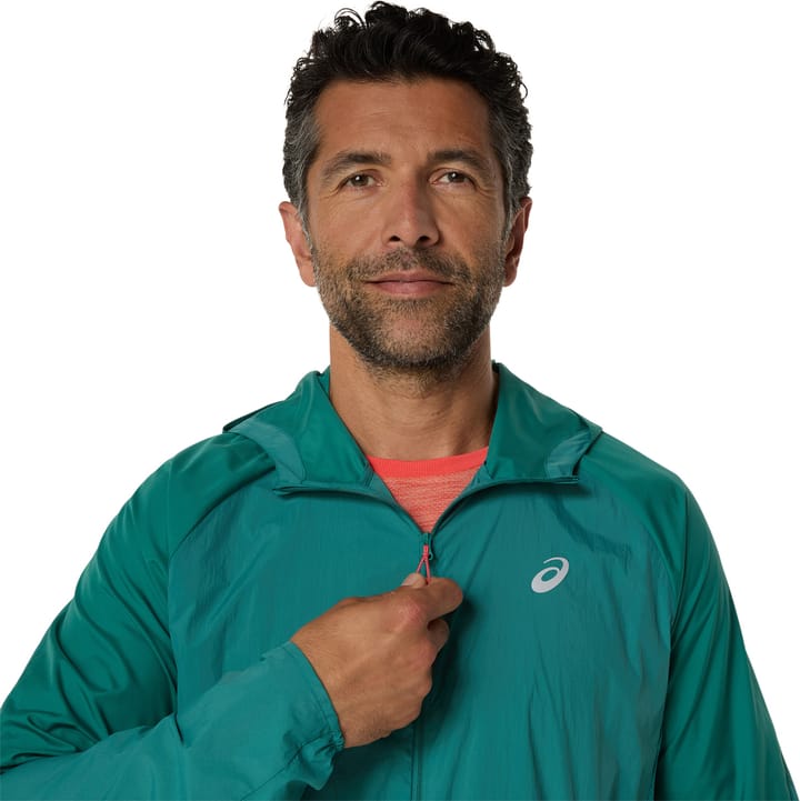 Asics Men's Road Packable Jacket Rainy Lake Asics Asics Men's Road Packable Jacket Rainy Lake Asics