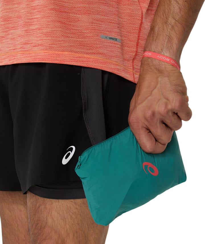 Asics Men's Road Packable Jacket Rainy Lake Asics Asics Men's Road Packable Jacket Rainy Lake Asics