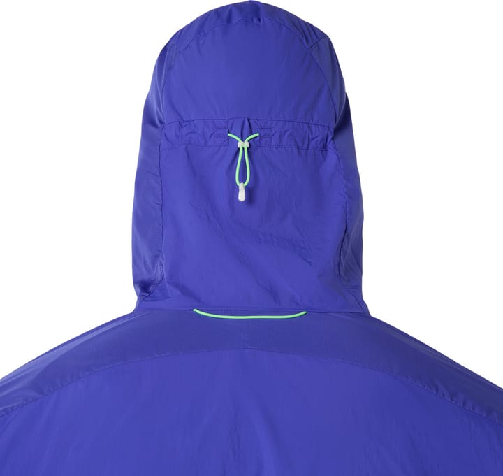 Asics Men's Road Packable Jacket Cobalt Burst/Illuminate Green Asics