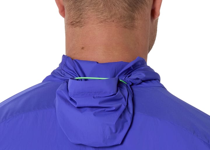 Asics Men's Road Packable Jacket Cobalt Burst/Illuminate Green Asics