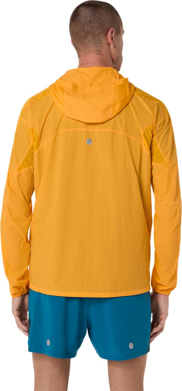 Asics Men's Road Packable Jacket Yamabuki/Aegean Blue Asics