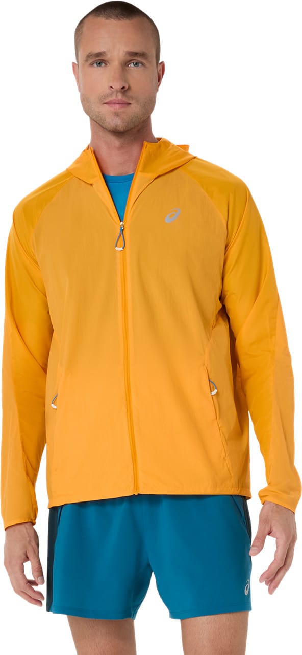 Asics Men's Road Packable Jacket Yamabuki/Aegean Blue Asics