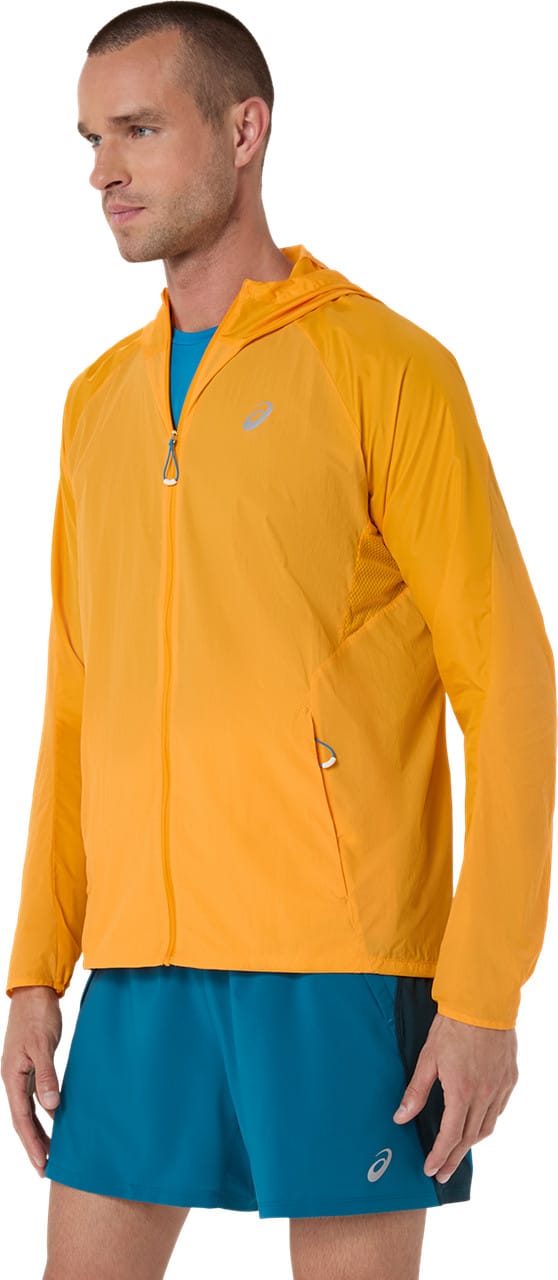 Asics Men's Road Packable Jacket Yamabuki/Aegean Blue Asics