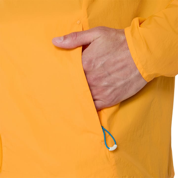 Asics Men's Road Packable Jacket Yamabuki/Aegean Blue Asics