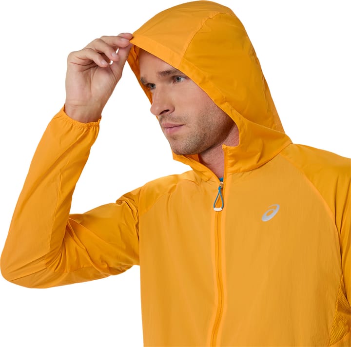 Asics Men's Road Packable Jacket Yamabuki/Aegean Blue Asics