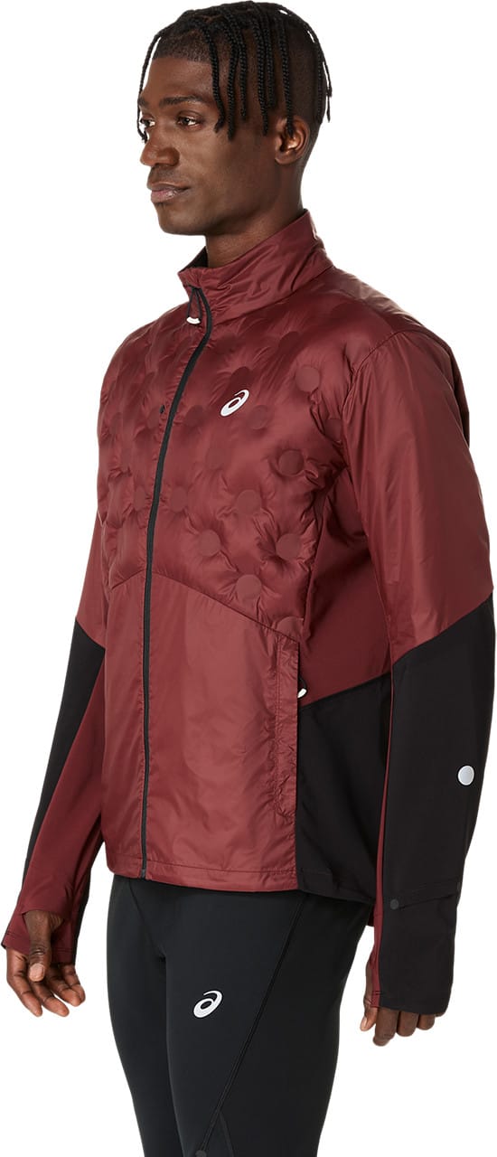 Asics Men's Road Winter Jacket Dark Red Planet Asics Asics Men's Road Winter Jacket Dark Red Planet Asics