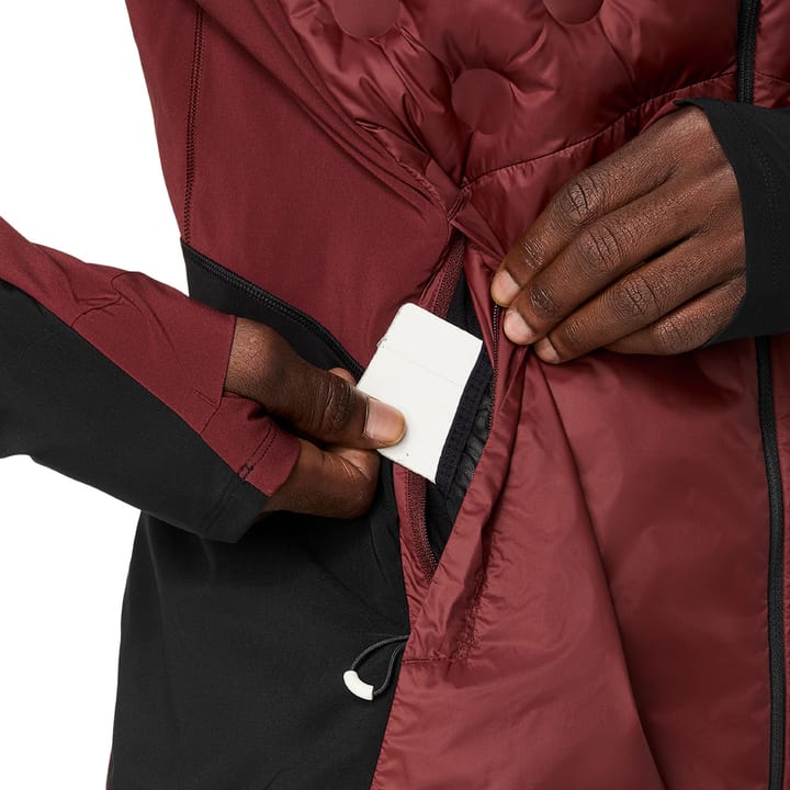 Asics Men's Road Winter Jacket Dark Red Planet Asics