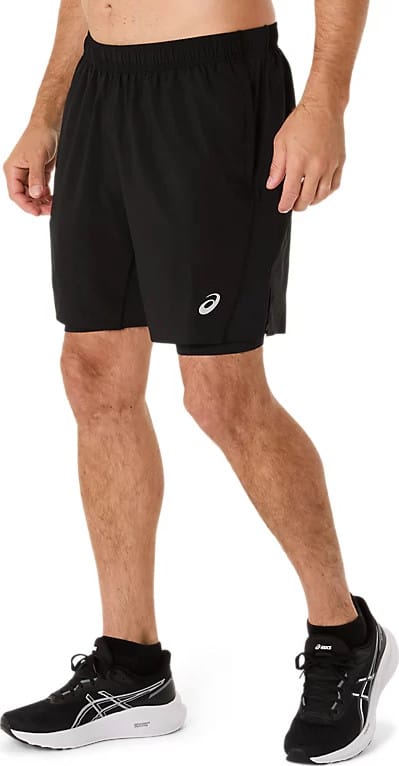 Asics Men's Asics Core 2-in-1 7in Shorts Performance Black/Performance Black Asics