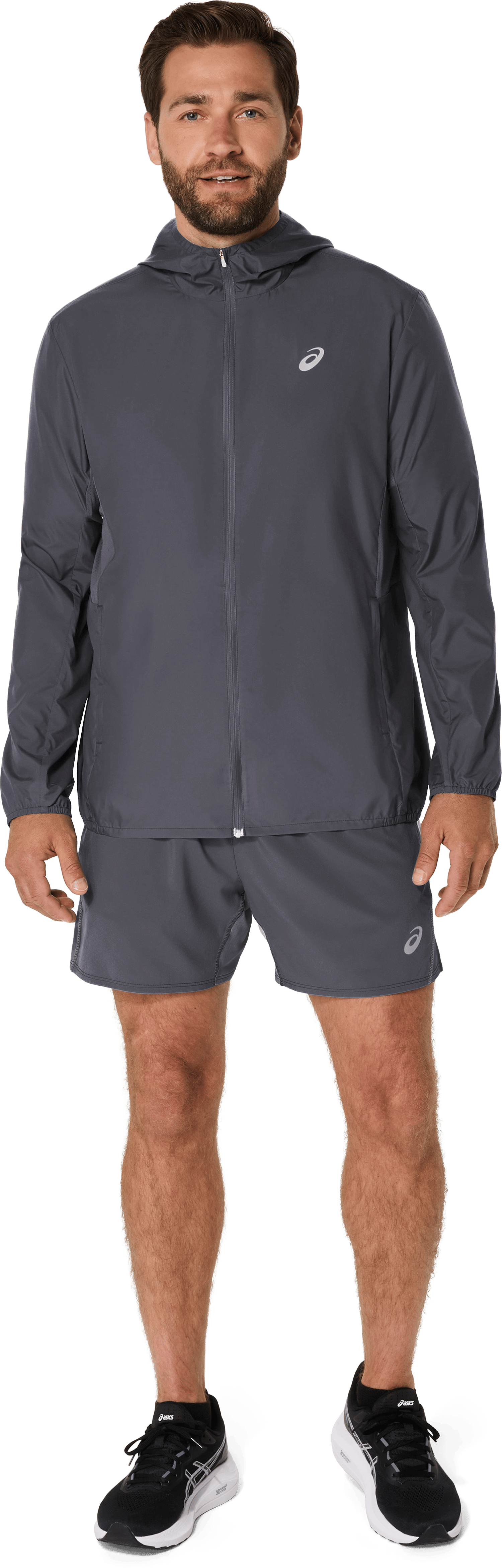 Asics Men's Asics Core Jacket Carrier Grey