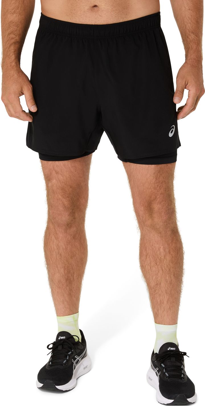 Asics Men's Asics Core 2-in-1 5in Shorts Performance Black/Performance Black Asics