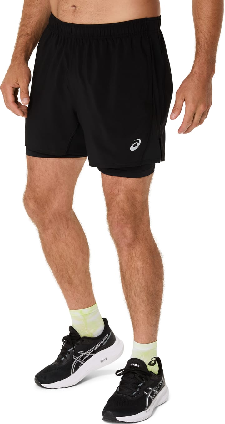 Asics Men's Asics Core 2-in-1 5in Shorts Performance Black/Performance Black Asics
