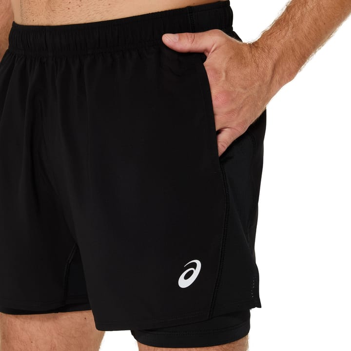 Asics Men's Asics Core 2-in-1 5in Shorts Performance Black/Performance Black Asics