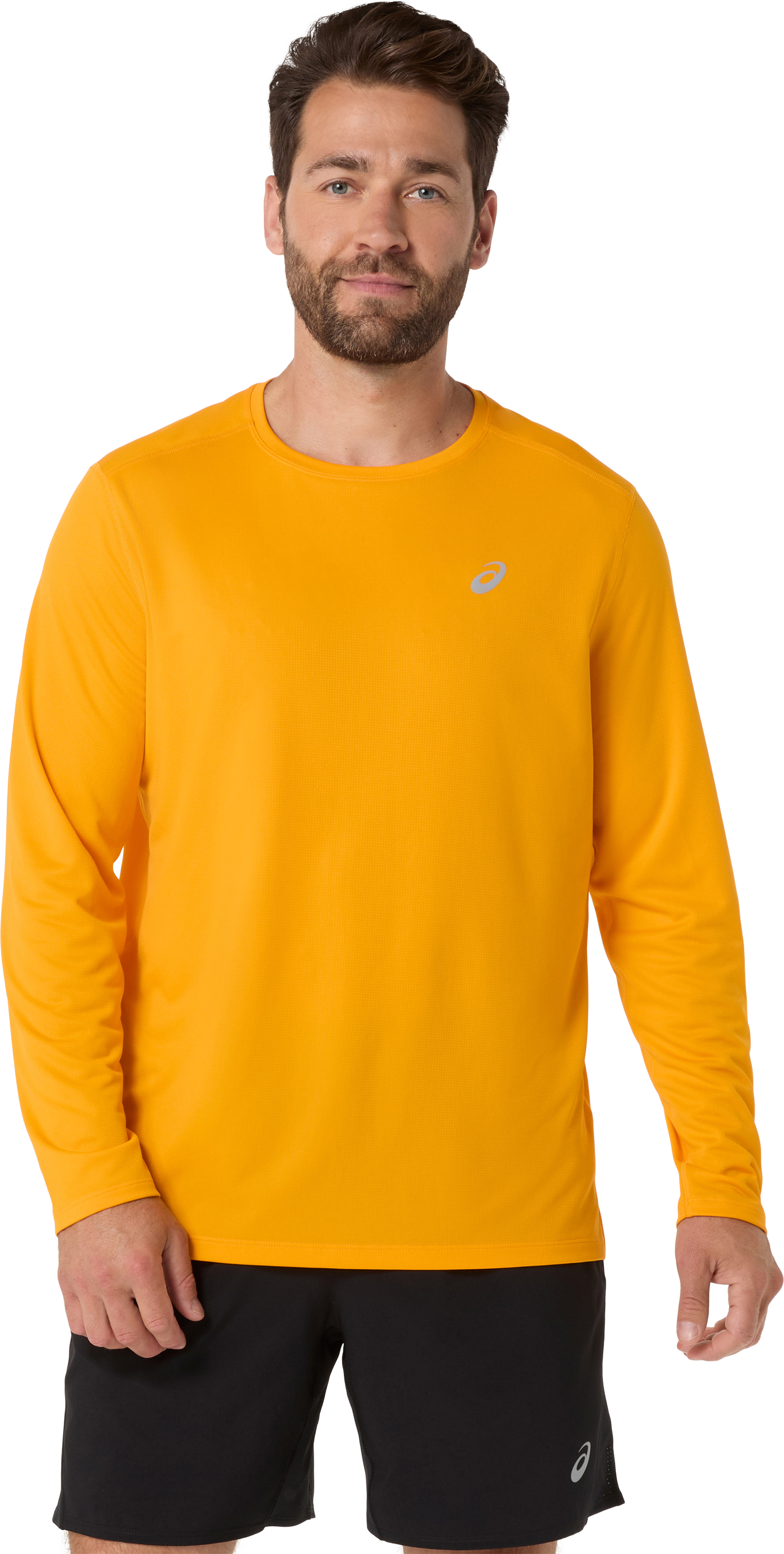Asics Men's Asics Core Long Sleeve Top Yamabuki Langermede treningstrøyer S