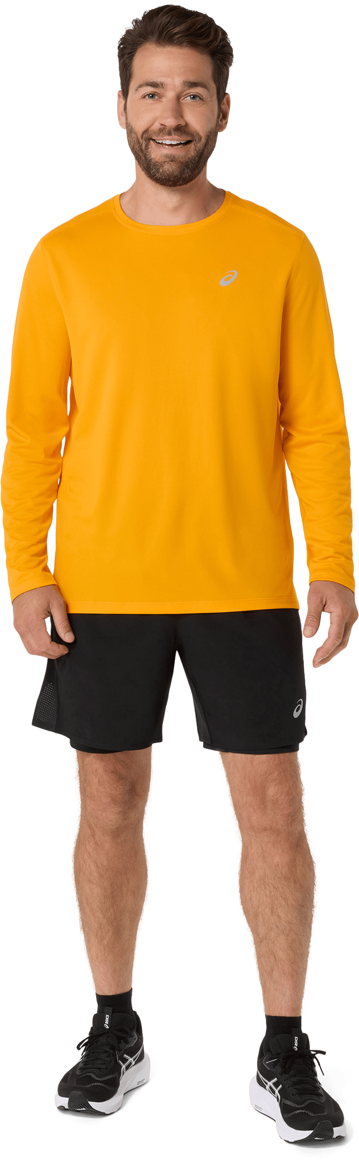 Asics Men's Asics Core Long Sleeve Top Yamabuki Asics