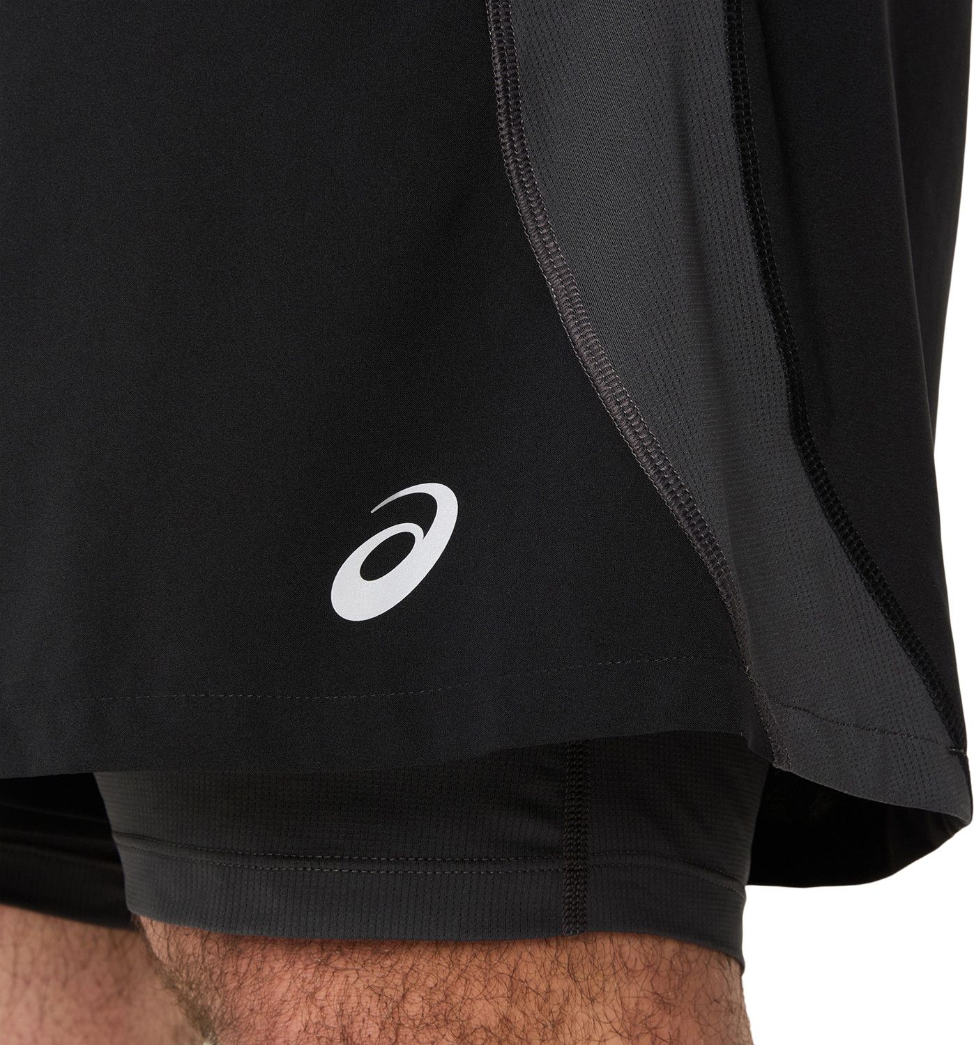 Asics Men's Road 2n1 5in Short Performance Black/Graphite Grey