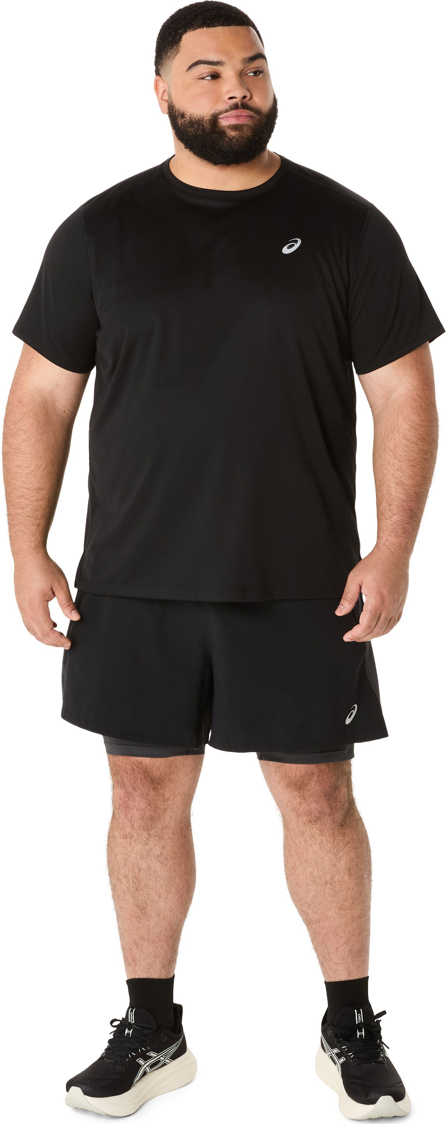 Asics Men's Road 2n1 5in Short Performance Black/Graphite Grey