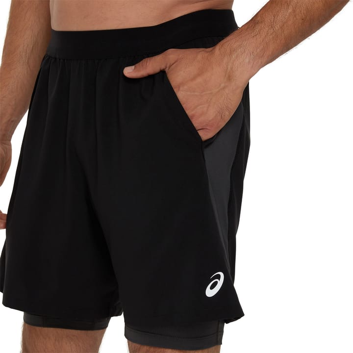 Asics Men's Road 2n1 7in Short Performance Black/graphite Grey Asics