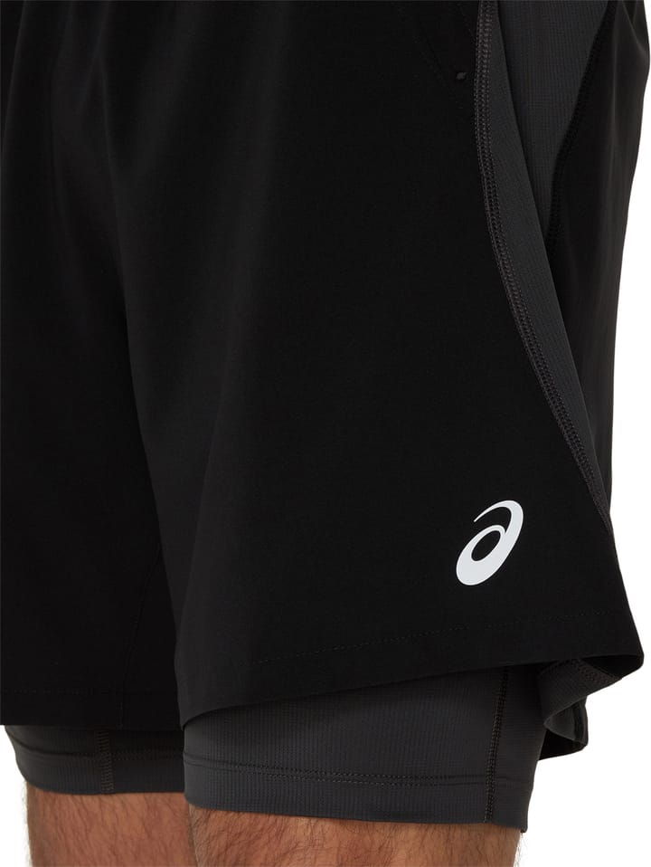 Asics Men's Road 2n1 7in Short Performance Black/graphite Grey Asics