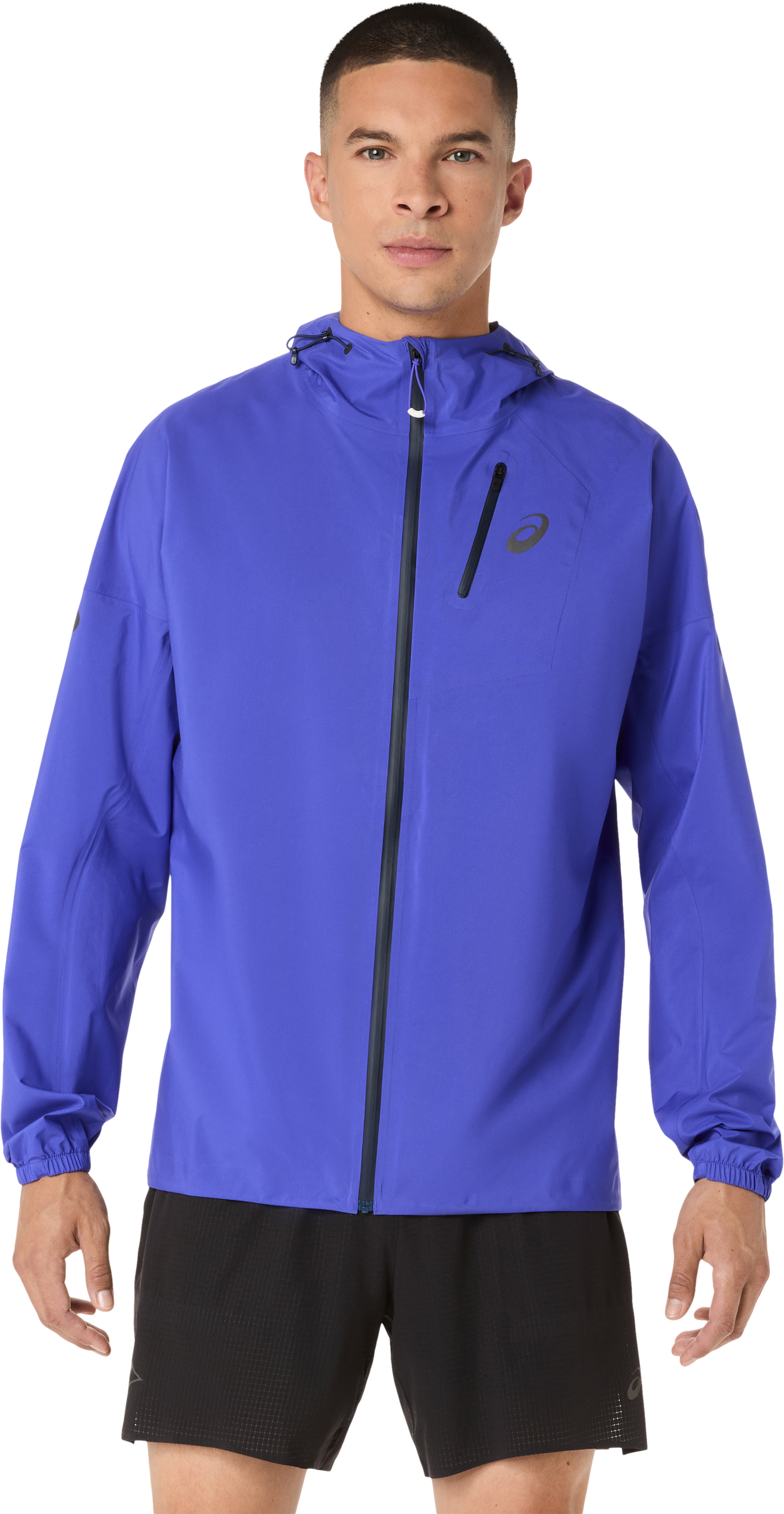 Asics Men's Fujitrail Elite Waterproof Jacket Cobalt Burst/Midnight