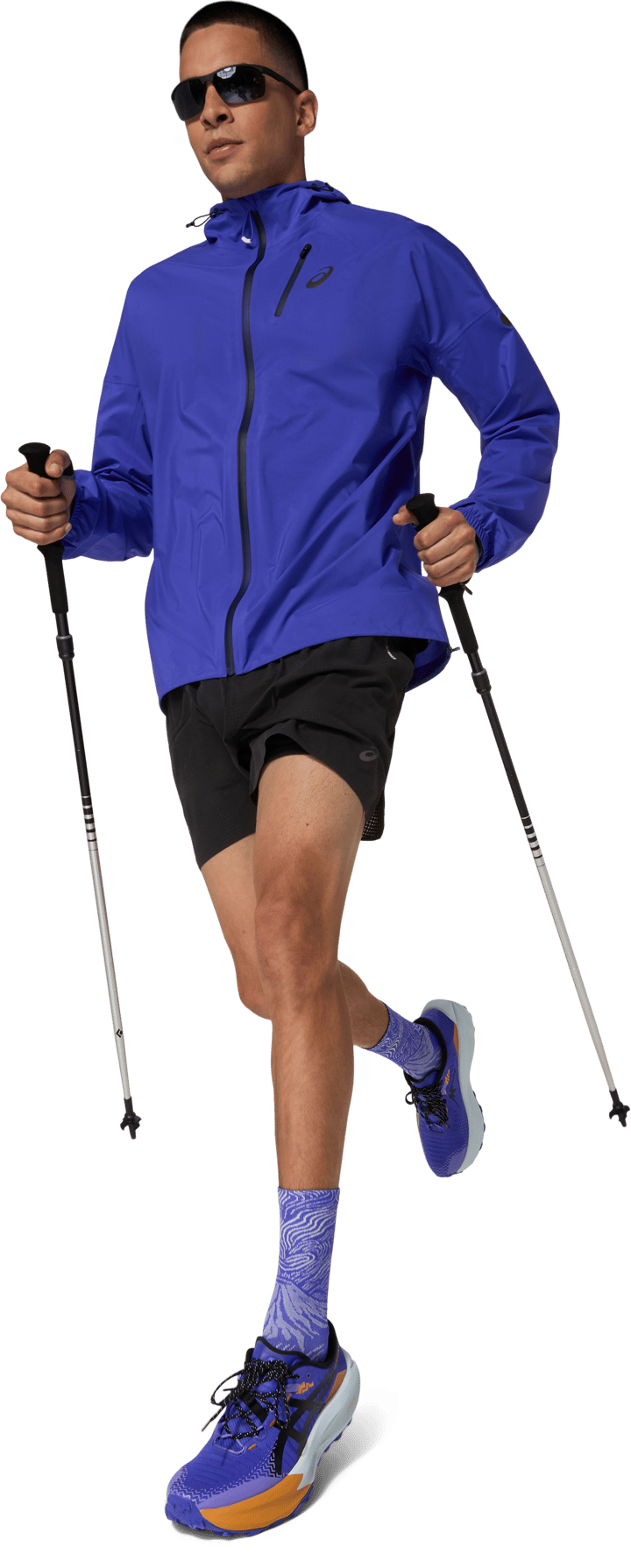 Asics Men's Fujitrail Elite Waterproof Jacket Cobalt Burst/Midnight Asics