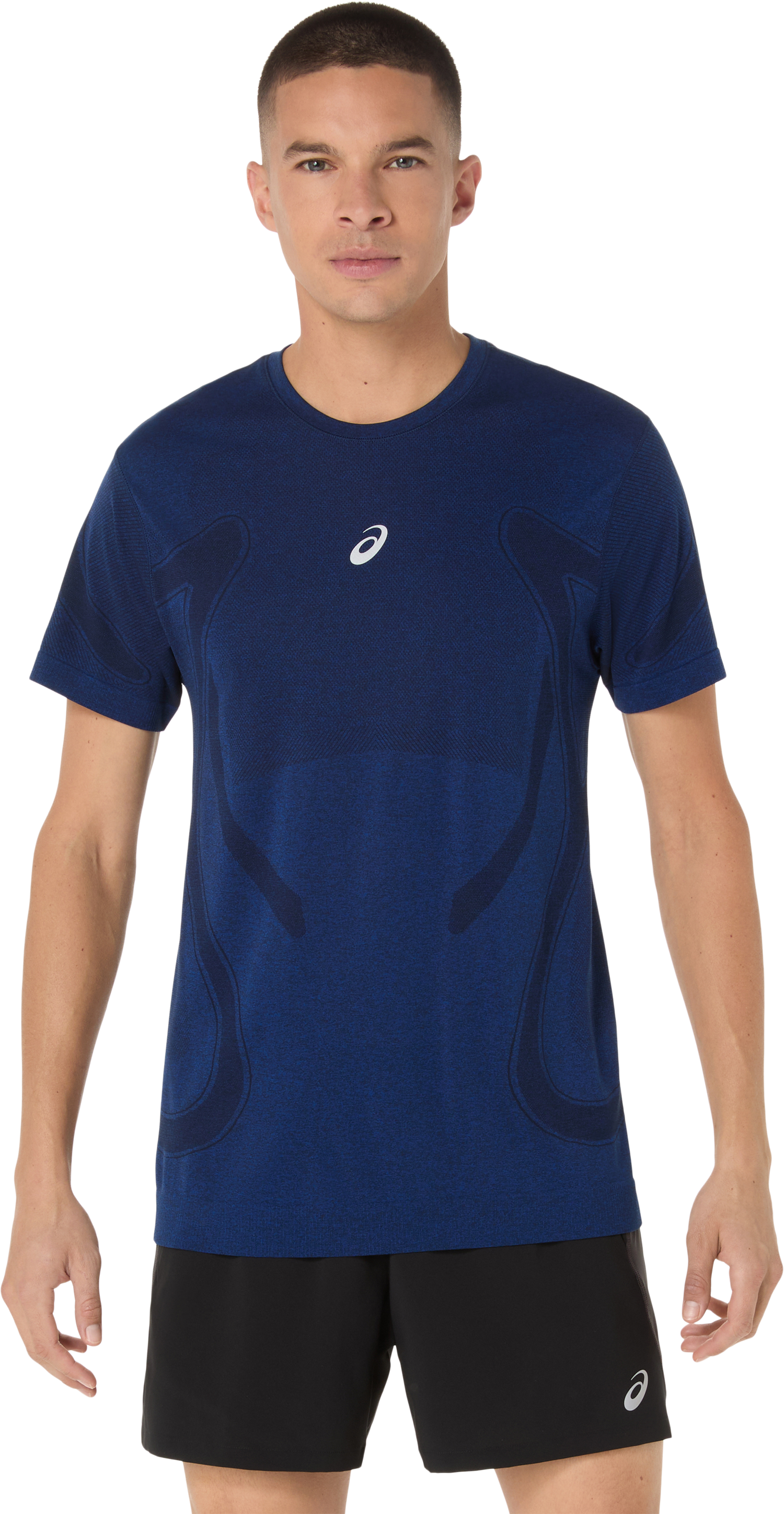 Asics Men´s Road Seamless Ss Top Midnight