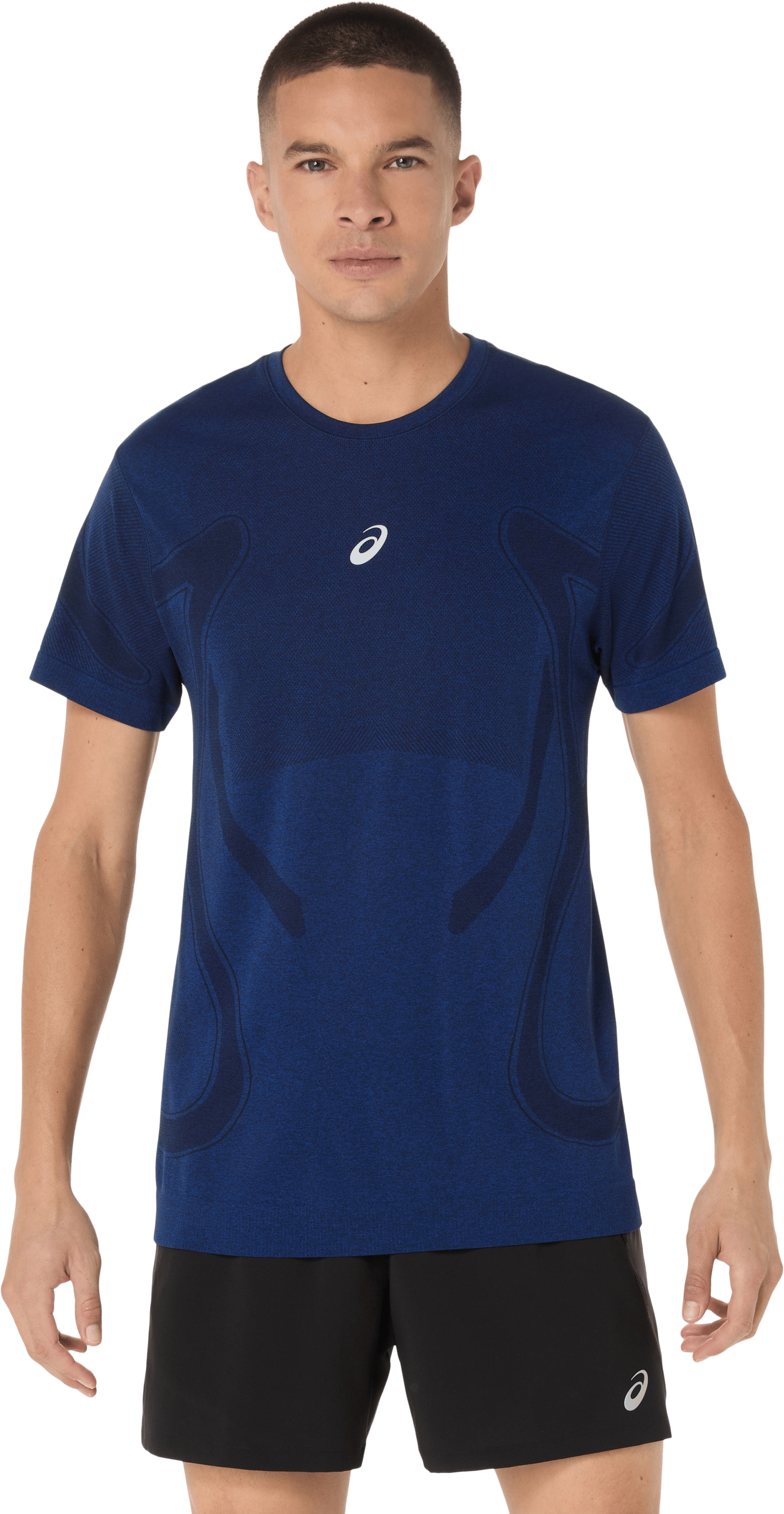 Asics Men´s Road Seamless Ss Top Midnight