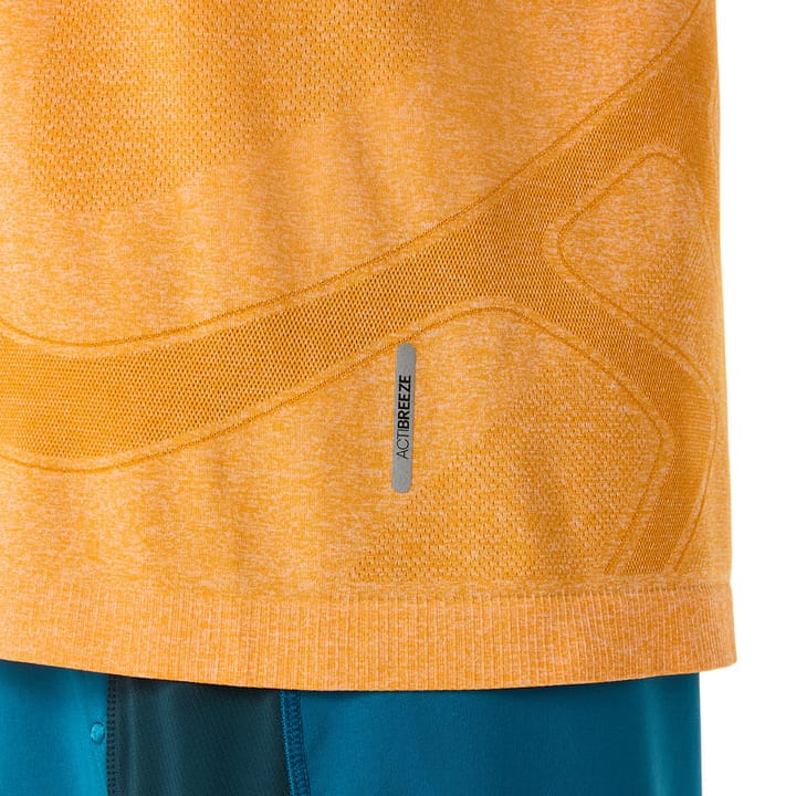 Asics Road Seamless Ss Top Yamabuki Asics