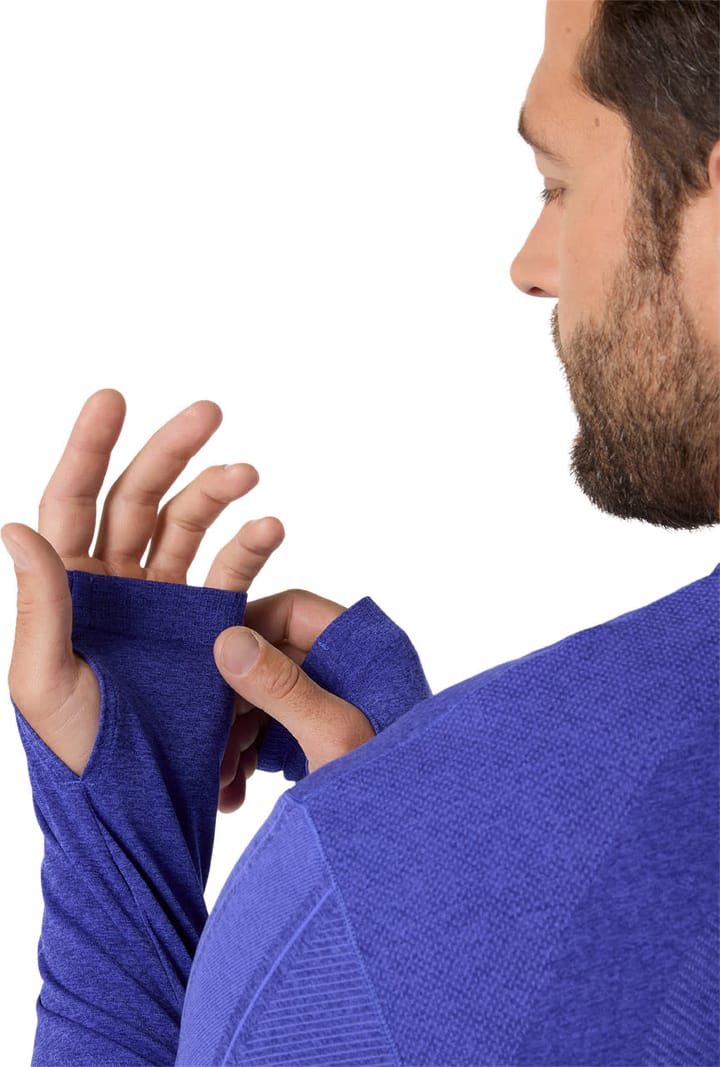 Asics Men's Road Seamless Long Sleeve Top Cobalt Burst/Eggplant Asics