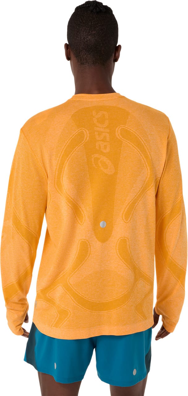 Asics Men's Road Seamless Long Sleeve Top Yamabuki Asics
