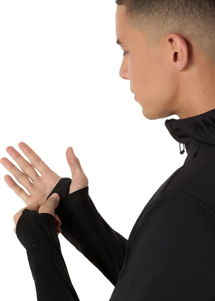 Asics Men's Road Winter Long Sleeve Hoodie Performance Black Asics