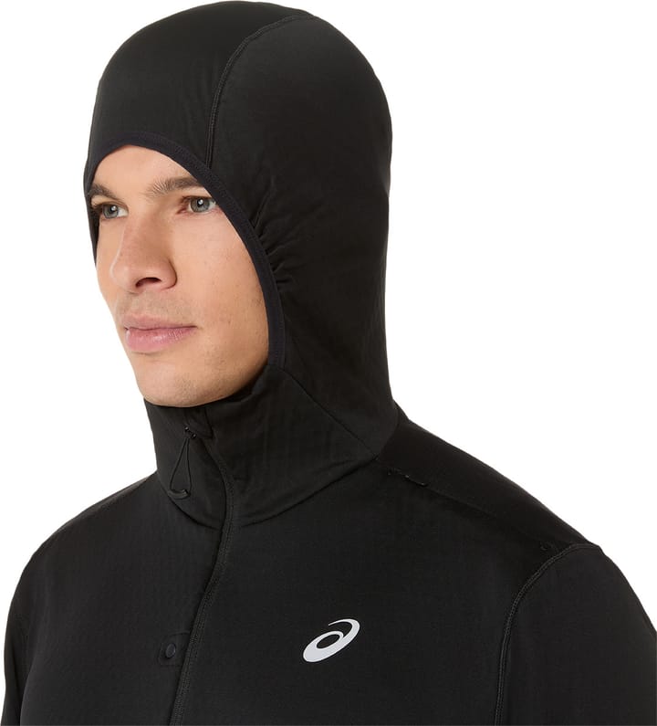 Asics Men's Road Winter Long Sleeve Hoodie Performance Black Asics