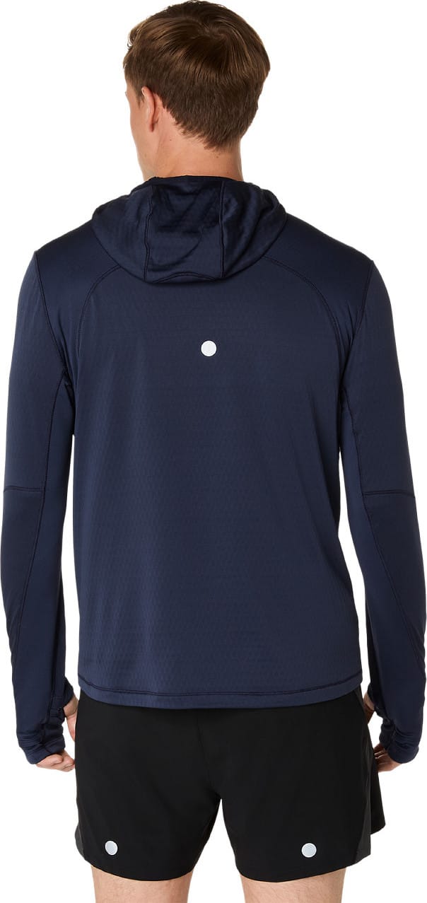 Asics Men's Road Winter Long Sleeve Hoodie Midnight Asics