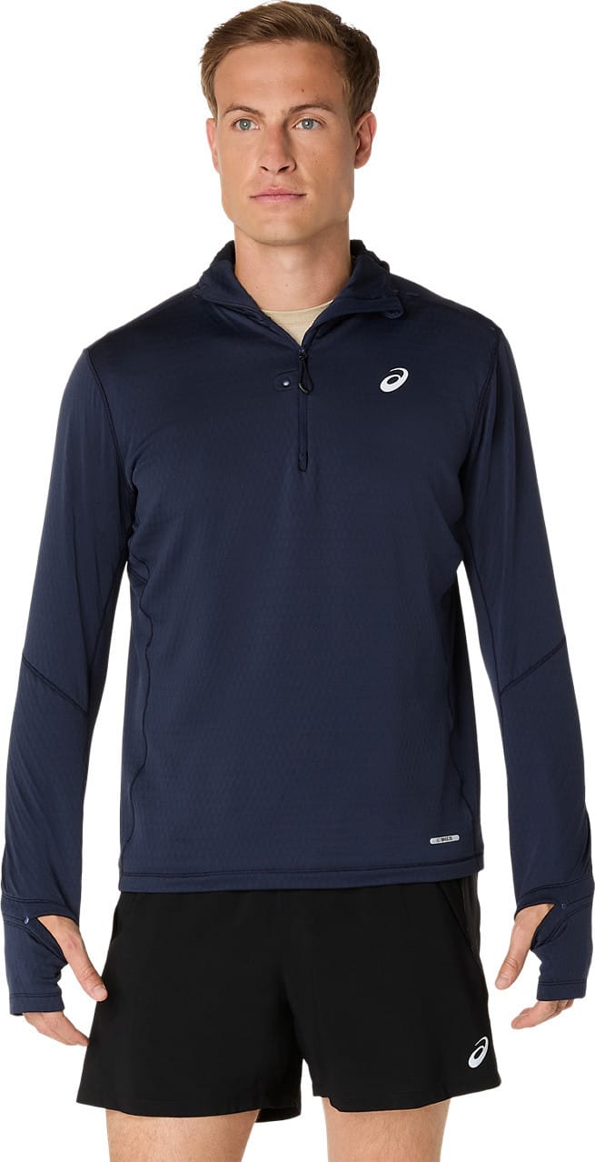 Asics Men's Road Winter Long Sleeve Hoodie Midnight