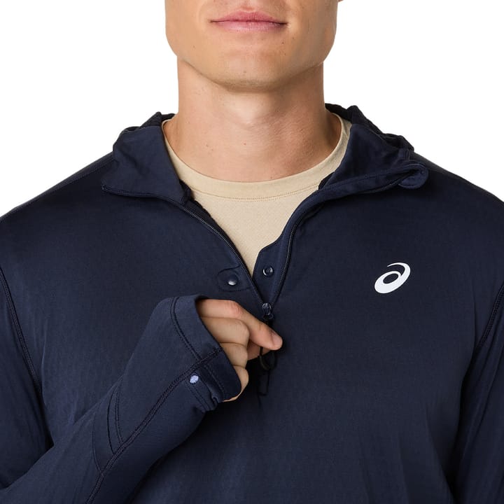 Asics Men's Road Winter Long Sleeve Hoodie Midnight Asics