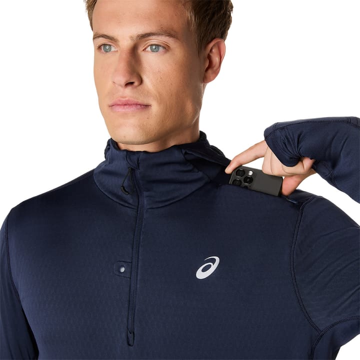 Asics Men's Road Winter Long Sleeve Hoodie Midnight Asics