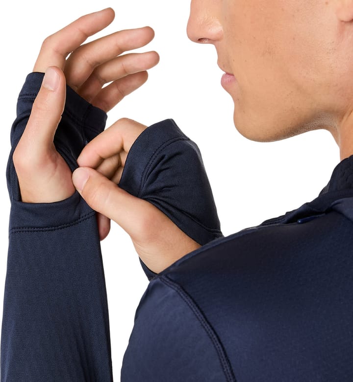 Asics Men's Road Winter Long Sleeve Hoodie Midnight Asics Asics Men's Road Winter Long Sleeve Hoodie Midnight Asics