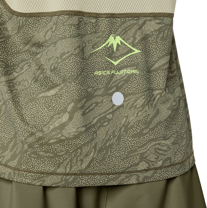 Asics Men's Fujitrail Singlet Mantle Green/Khaki Asics Asics Men's Fujitrail Singlet Mantle Green/Khaki Asics