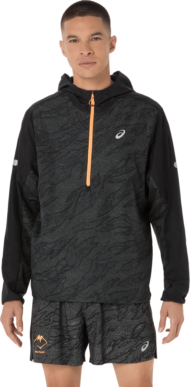 Asics Men's Fujitrail Packable Windbreaker Performance Black Asics