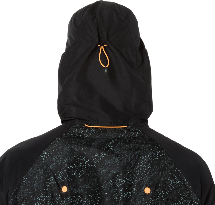 Asics Men's Fujitrail Packable Windbreaker Performance Black Asics