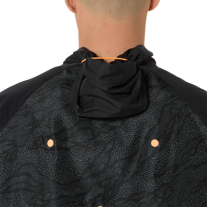 Asics Men's Fujitrail Packable Windbreaker Performance Black Asics