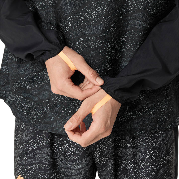 Asics Men's Fujitrail Packable Windbreaker Performance Black Asics
