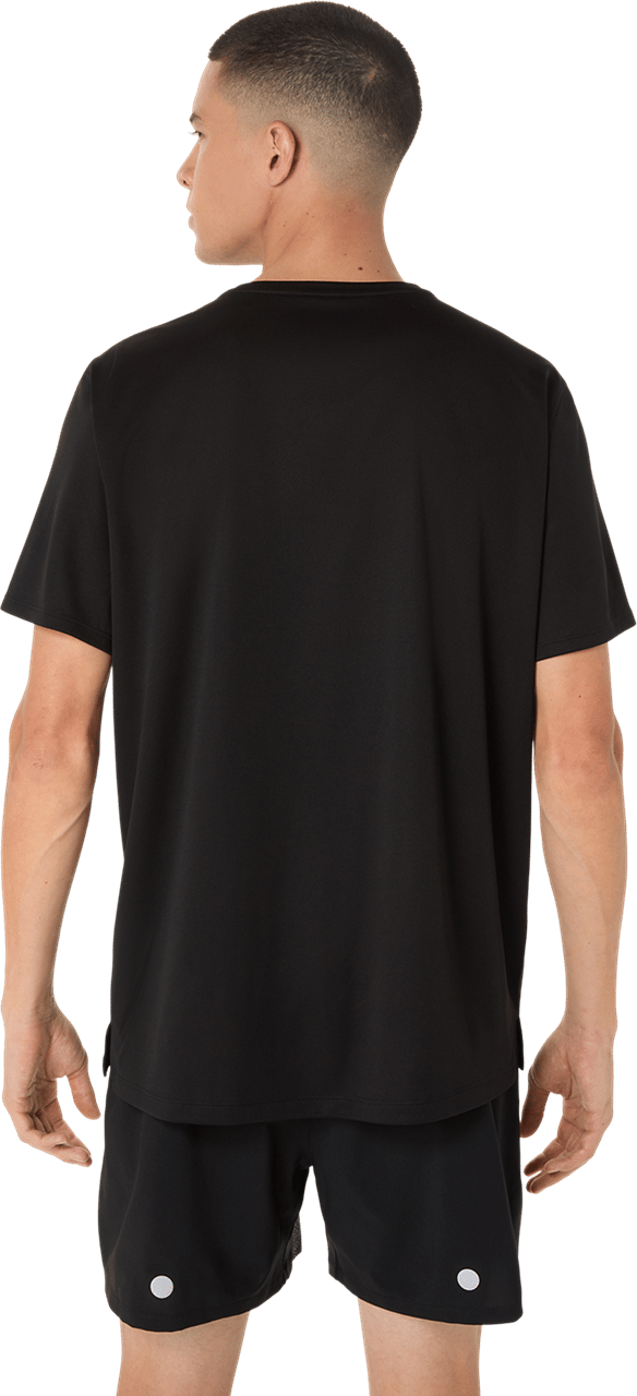 Asics Men's Fujitrail Logo Short Sleeve Top Performance Black Asics Asics Men's Fujitrail Logo Short Sleeve Top Performance Black Asics