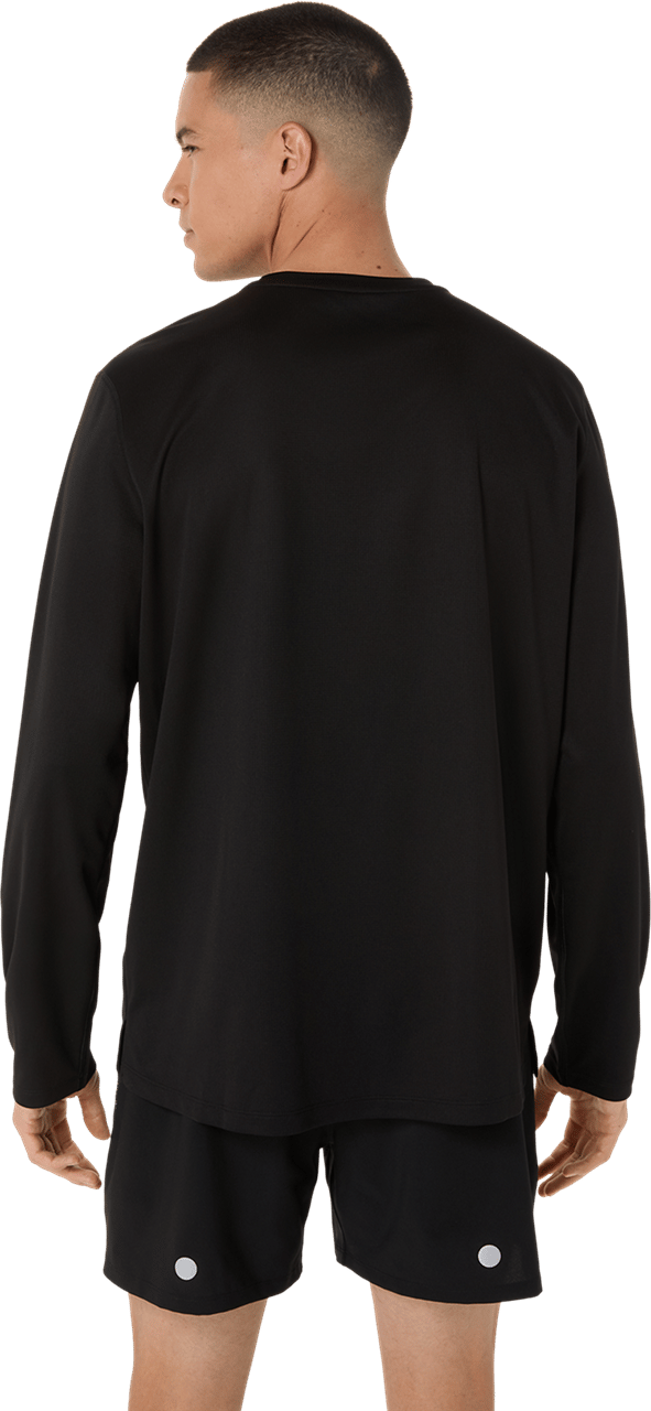 Asics Men's Fujitrail Logo Long Sleeve Top Performance Black Asics Asics Men's Fujitrail Logo Long Sleeve Top Performance Black Asics