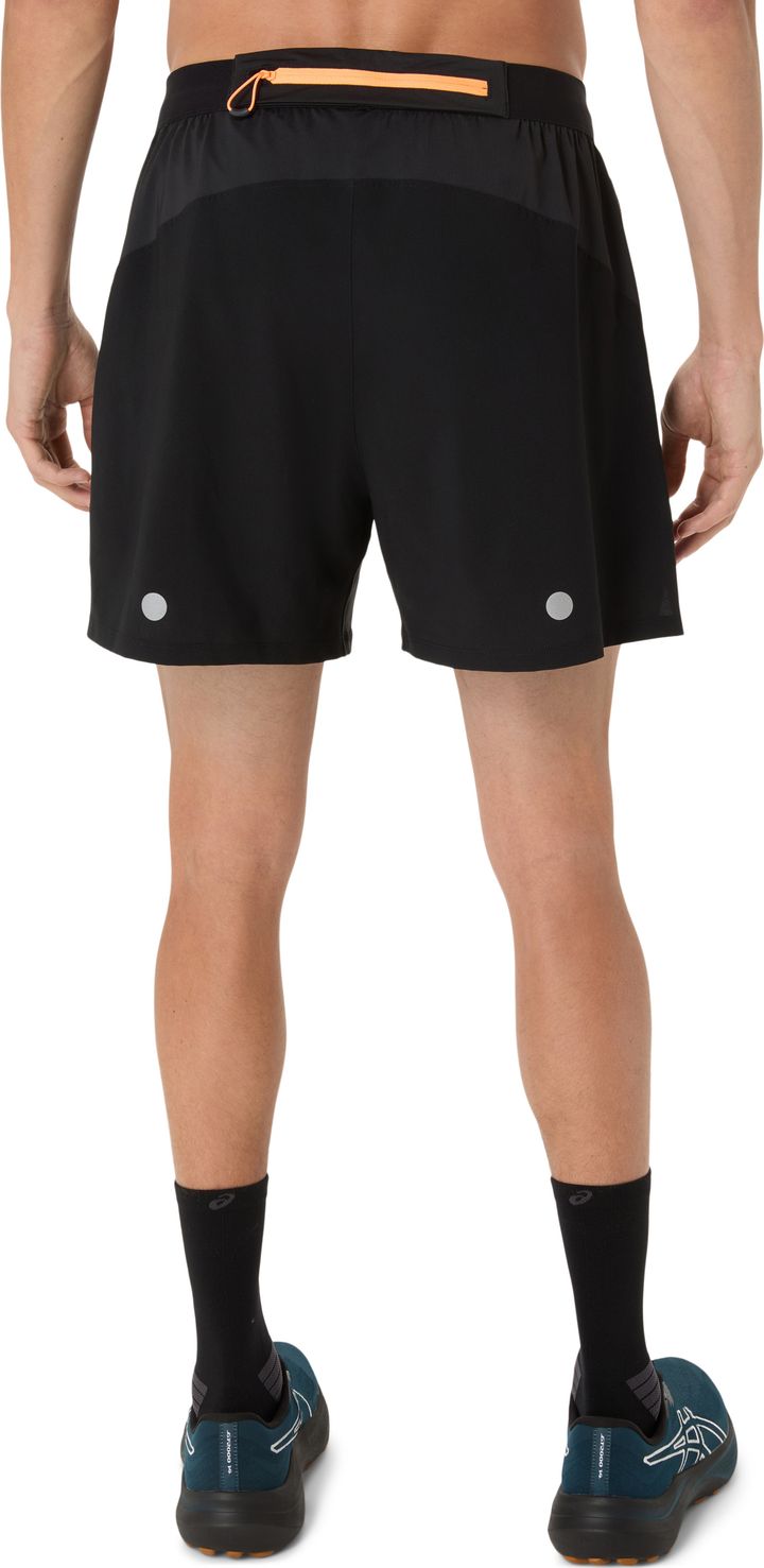 Asics Men's Fujitrail All Over Print 5in Shorts Performance Black Asics Asics Men's Fujitrail All Over Print 5in Shorts Performance Black Asics