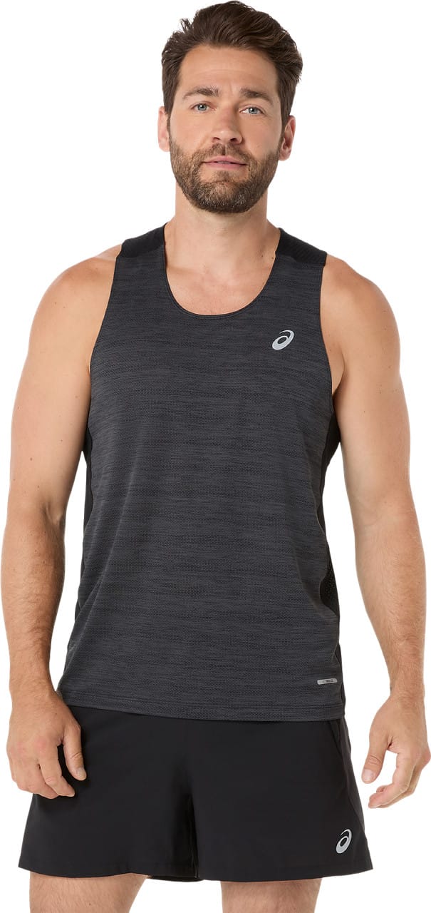 Asics Men's Road Singlet Performance Black Asics