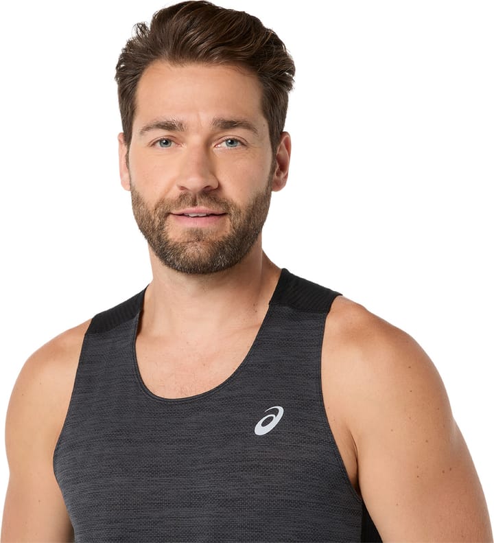 Asics Men's Road Singlet Performance Black Asics
