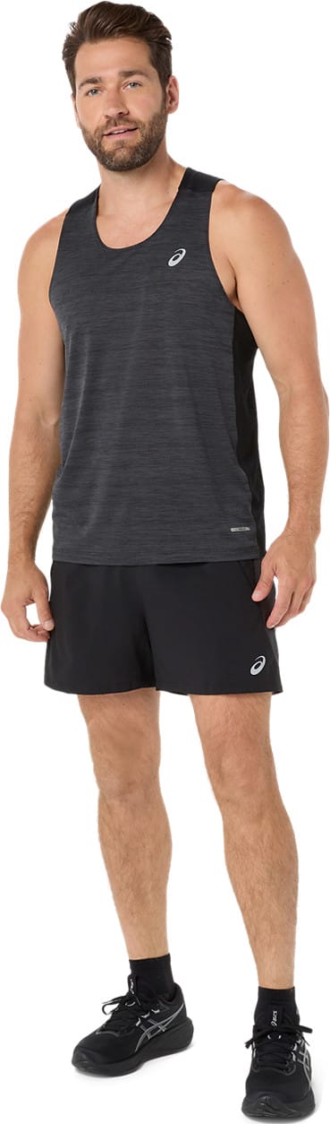 Asics Men's Road Singlet Performance Black Asics