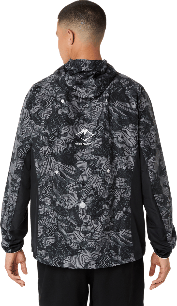 Asics Men's Fujitrail Packable Jacket Performance Black Asics